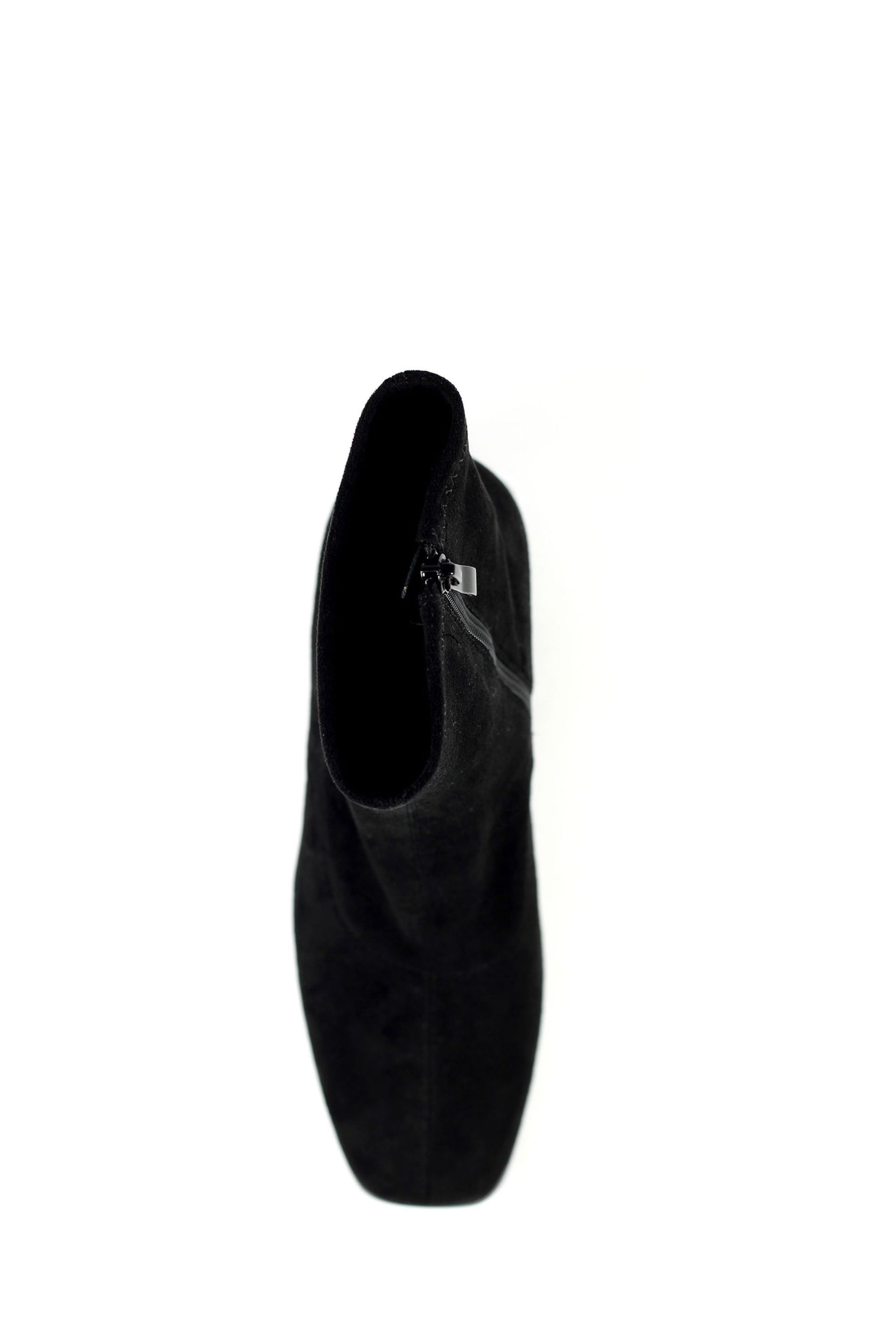 Lunar Stefan Heeled Black Ankle Boots - Image 7 of 8