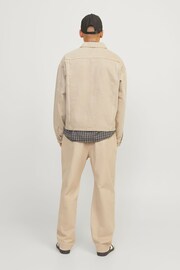 JACK & JONES Brown Wide Fit Relaxed Trousers - Image 2 of 8