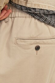 JACK & JONES Brown Wide Fit Relaxed Trousers - Image 6 of 8