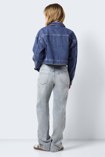 NOISY MAY Blue Relaxed Fit Denim Jacket