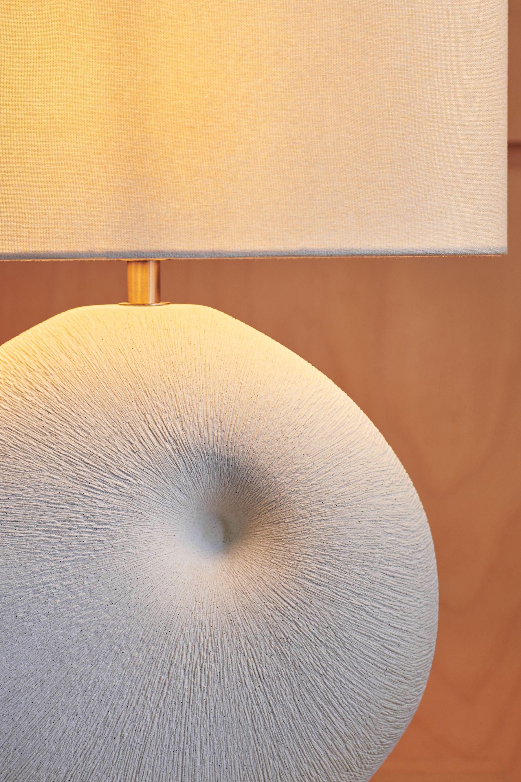 Ivory Cream Reuben Table Lamp