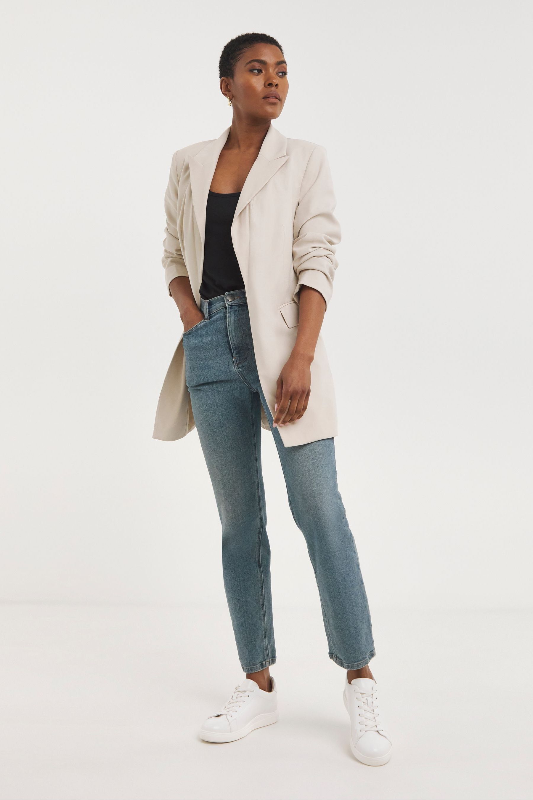Nude hot sale boyfriend blazer