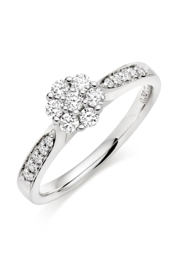 Beaverbrooks Diamond Cluster Ring