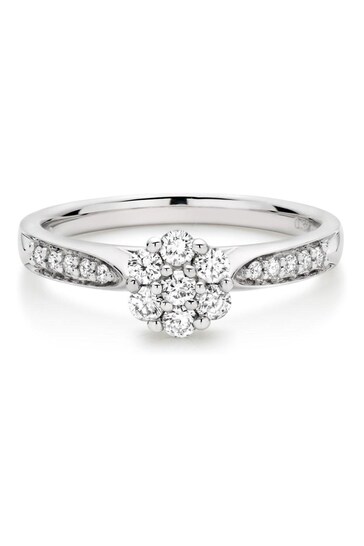 Beaverbrooks Diamond Cluster Ring