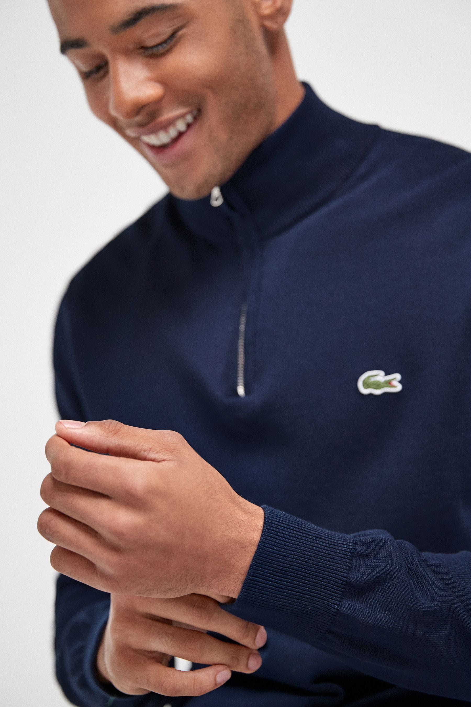 Lacoste half zip jacket online