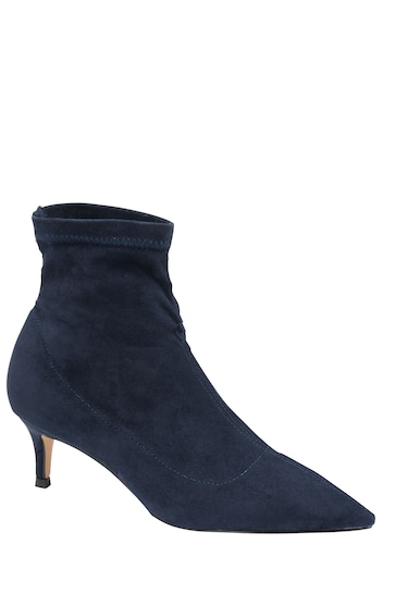 Ravel Blue Imi Suede Sock Ankle Boots