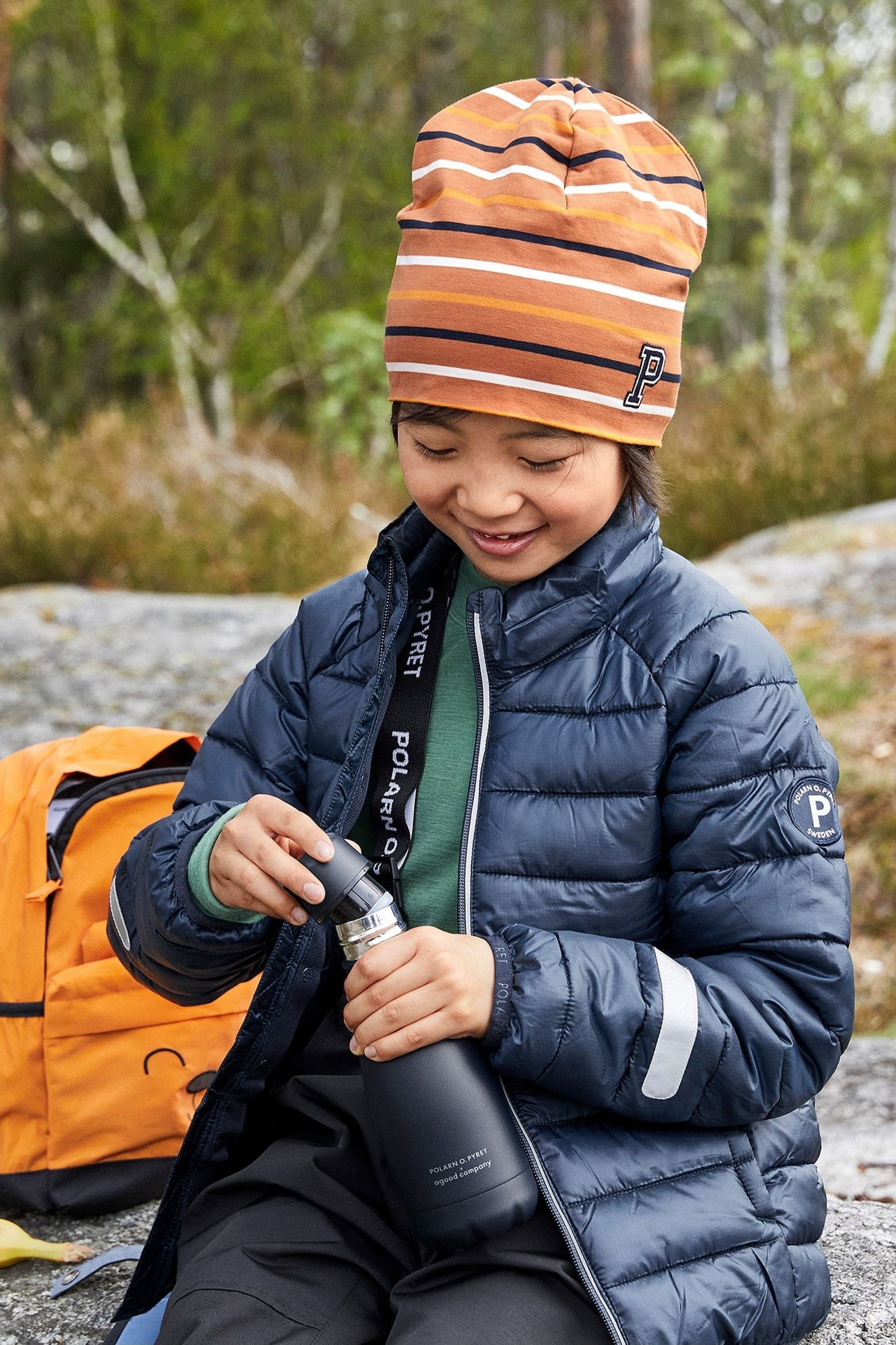 Buy Polarn O. Pyret Navy Recycled Polyester Padded Coat from Next Luxembourg