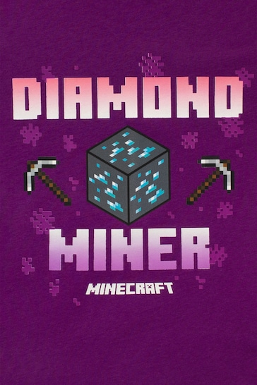 Character Purple Minecraft T-Shirt