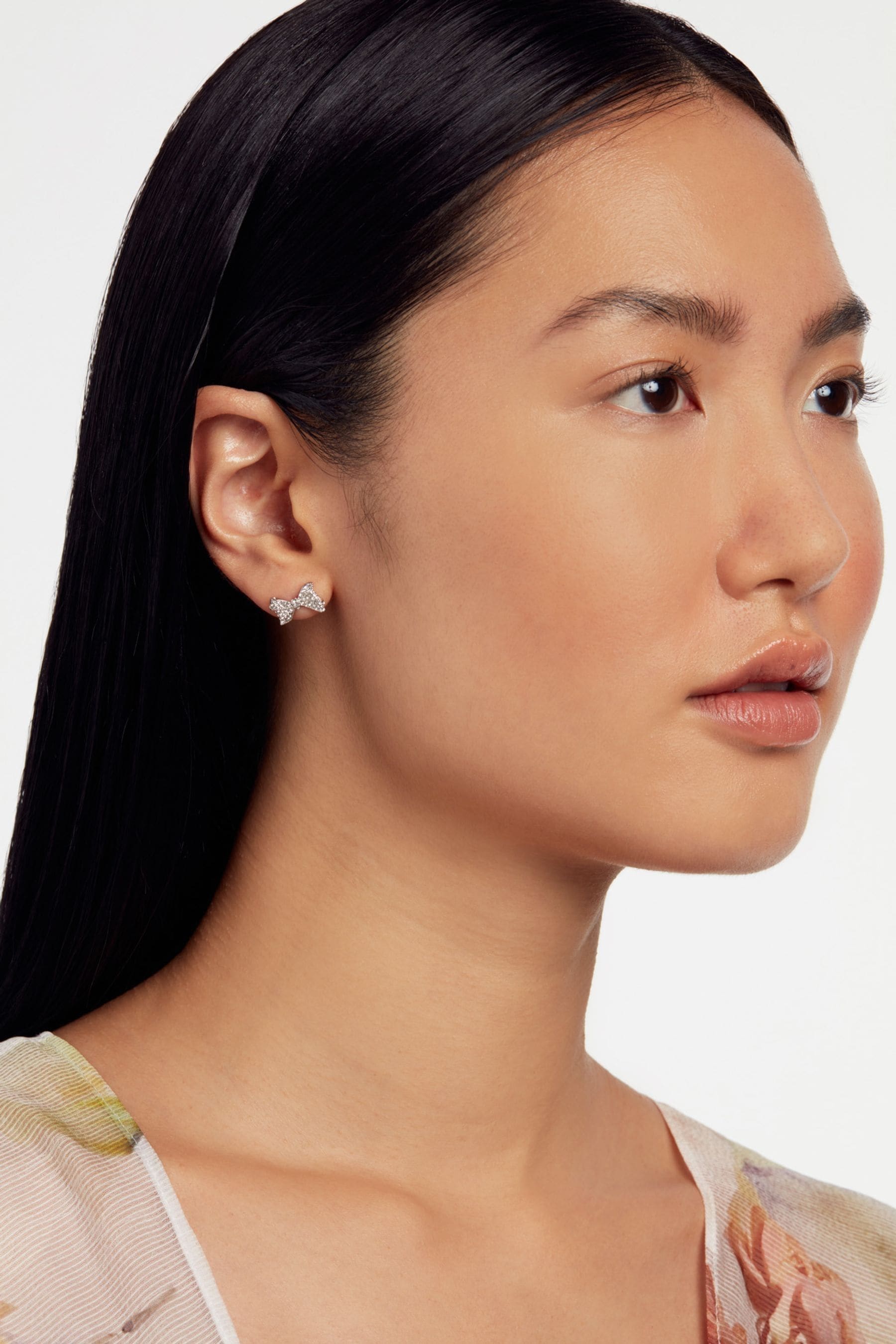 Silver earrings ted baker shop
