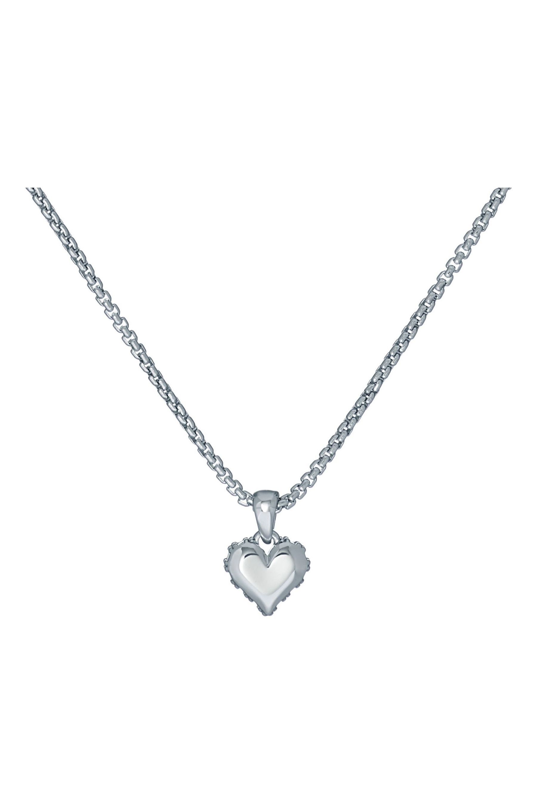 Ted baker silver heart necklace hotsell