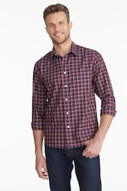 UNTUCKit Blue Wrinkle-Free Slim Fit Cheny Shirt - Image 1 of 6