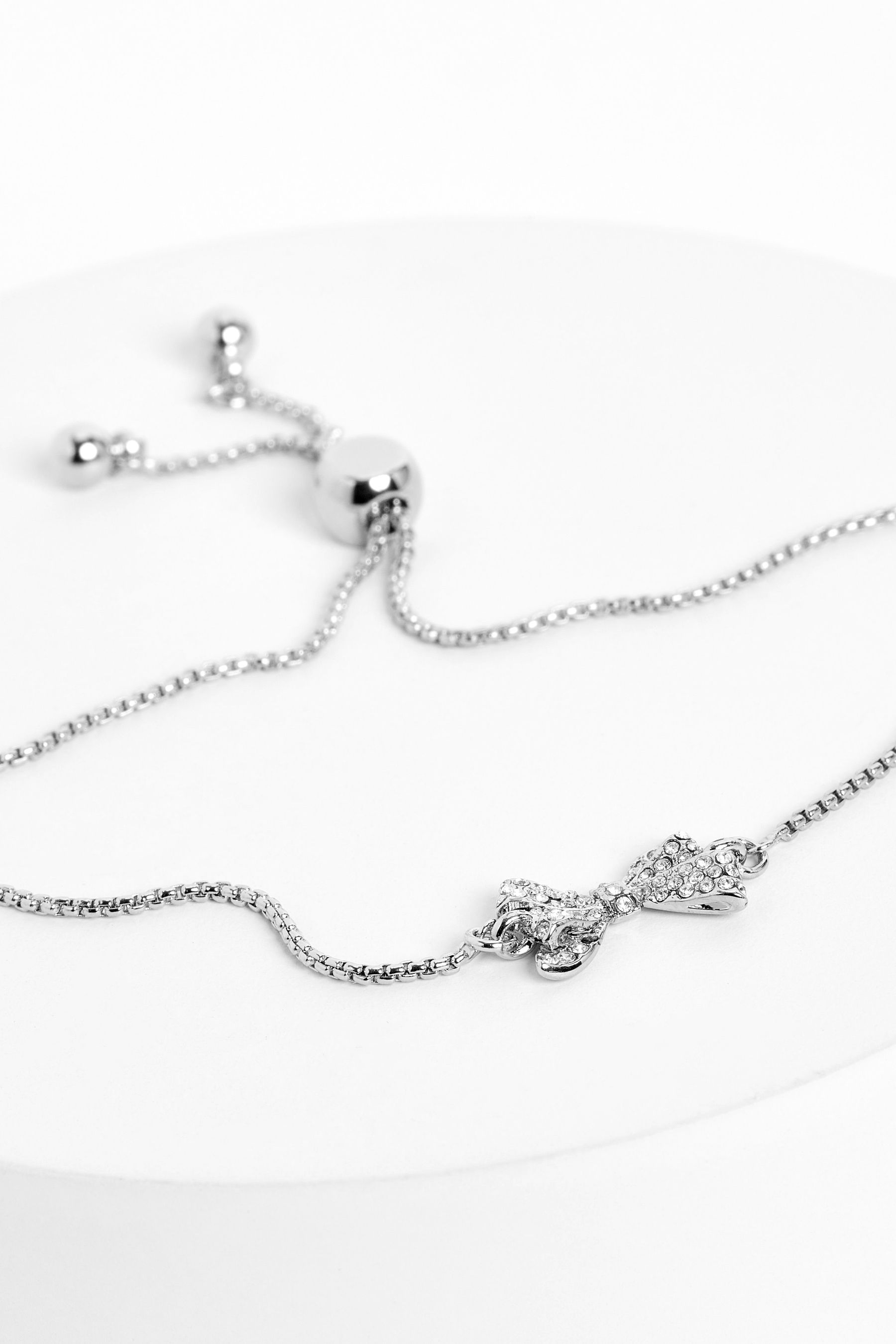 Ted baker silver bow bracelet store