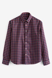 UNTUCKit Blue/Red Wrinkle-Free Slim Fit Cheny Shirt - Image 5 of 6