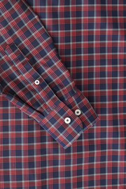 UNTUCKit Blue/Red Wrinkle-Free Slim Fit Cheny Shirt - Image 6 of 6