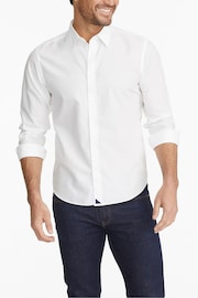 UNTUCKit White Dark Wrinkle-Free Relaxed Fit Las Cases Shirt - Image 1 of 4