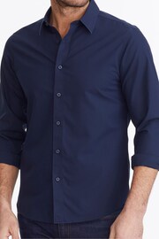 UNTUCKit Navy Wrinkle-Free Relaxed Fit Castello Shirt - Image 6 of 6