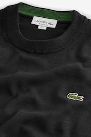 Lacoste Cotton Crew Neck Sweater - Image 6 of 7