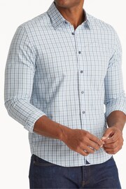 UNTUCKit Blue Wrinkle-Free Regular Fit Durif Shirt - Image 5 of 5