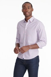 UNTUCKit Pink/Blue Wrinkle-Free Slim Fit Dolcetto Shirt - Image 1 of 6