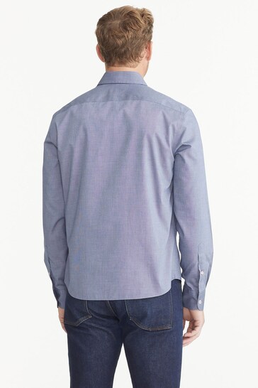 UNTUCKit Blue/Gray Wrinkle-Free Slim Fit Pio Cesare Shirt