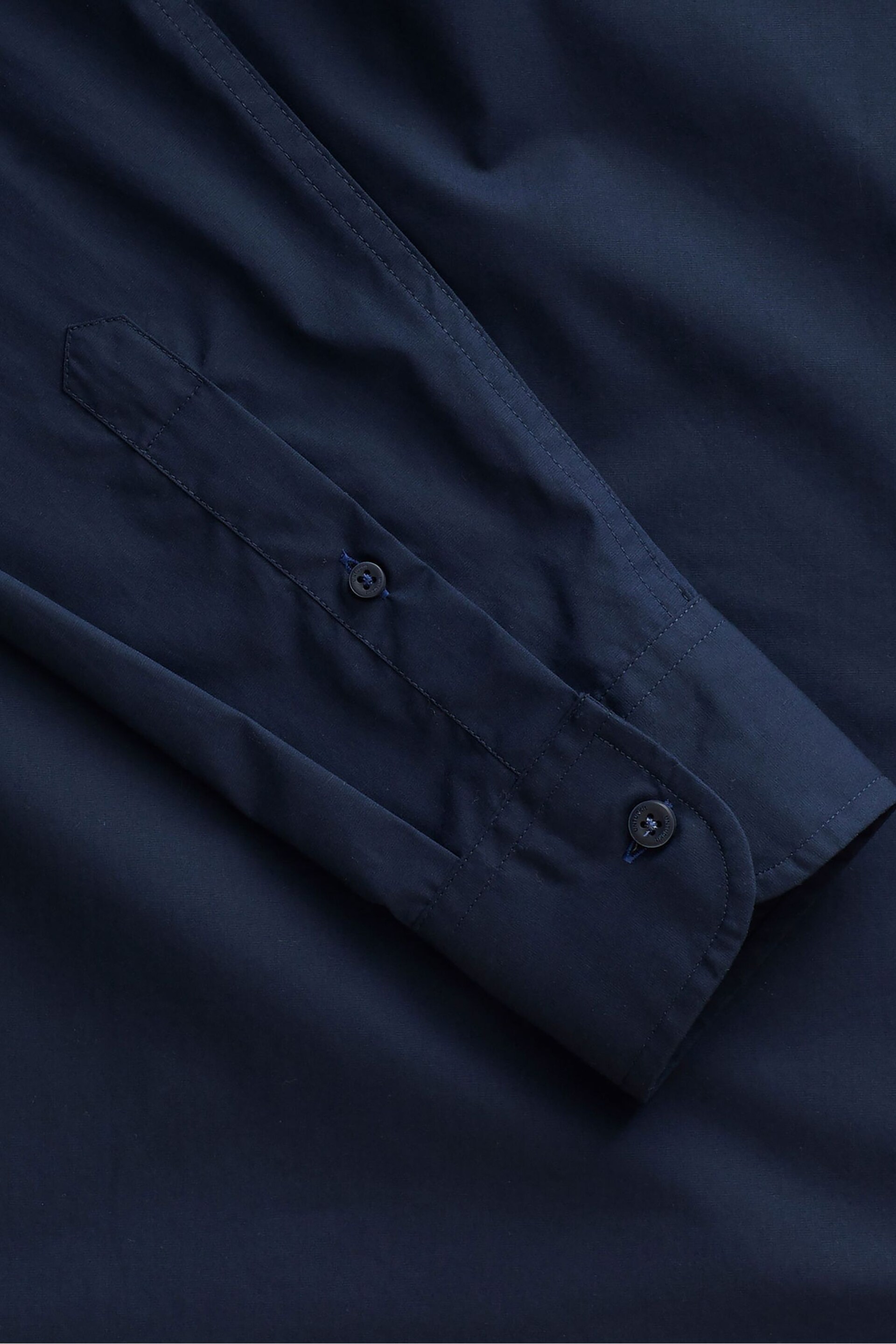 UNTUCKit Navy Blue Wrinkle-Free Relaxed Fit Castello Shirt - Image 5 of 6