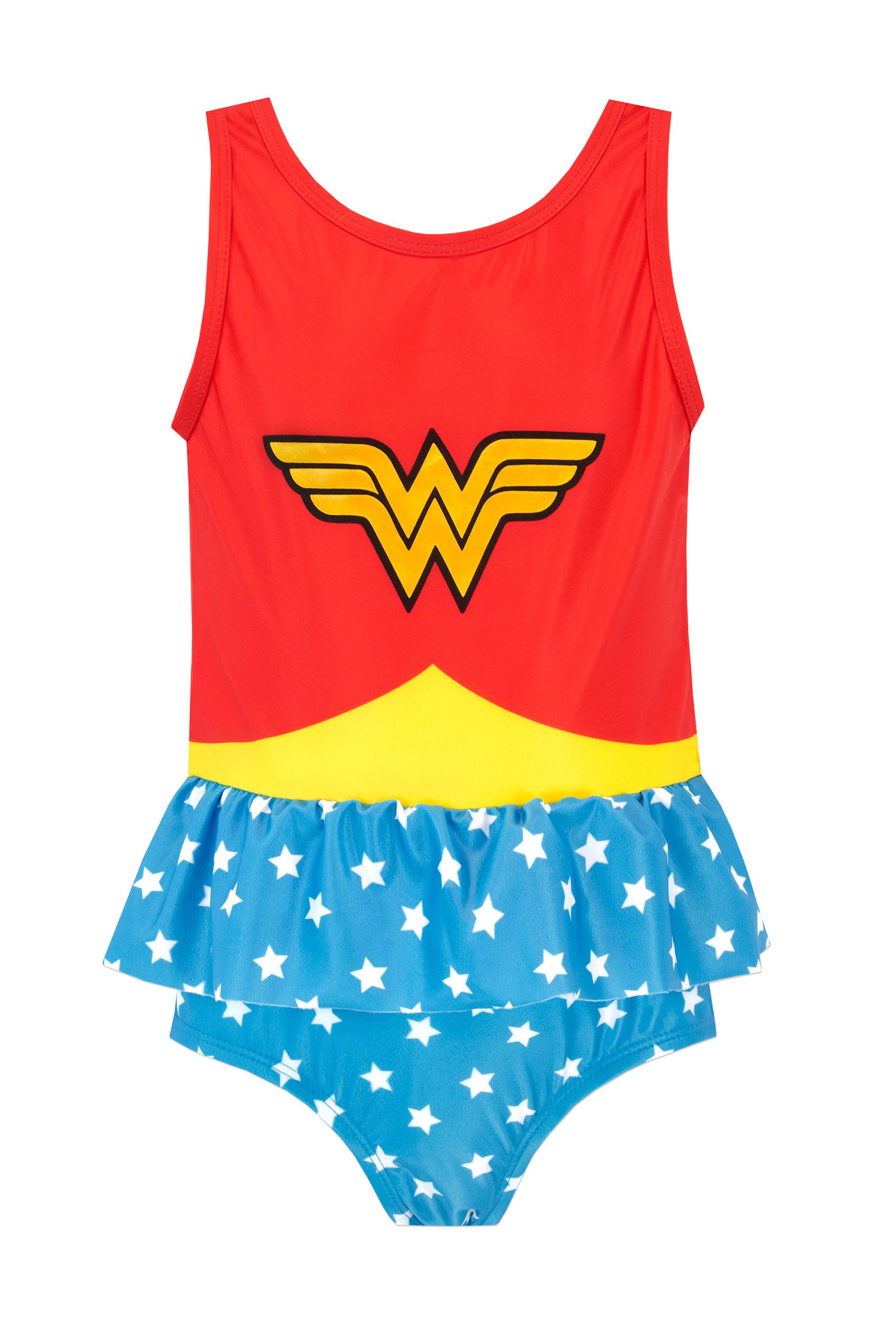 Wonder woman bathing suit child hot sale