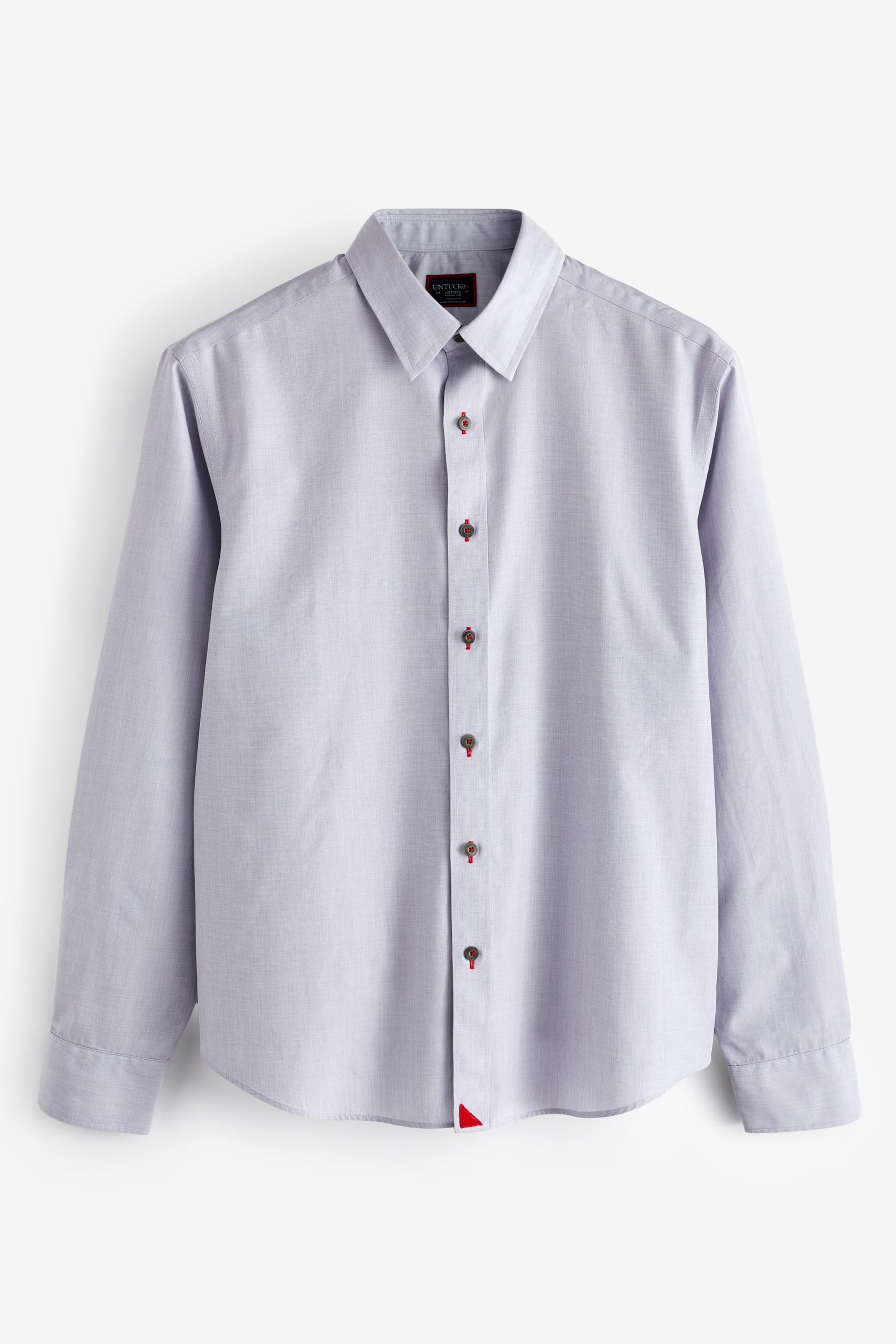 UNTUCKit Purple Wrinkle-Free Relaxed Fit Rubican Shirt - Image 5 of 6