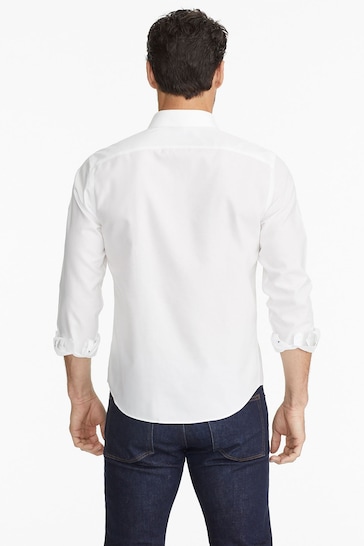UNTUCKit White Off Wrinkle-Free Relaxed Fit Las Cases Shirt
