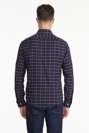 UNTUCKit Blue Flannel Regular Fit Bozeman Shirt - Image 2 of 5