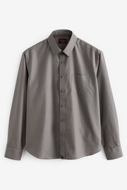UNTUCKit Grey Dark Wrinkle-Free Slim Fit Sangiovese Shirt - Image 6 of 6