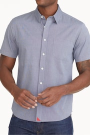 UNTUCKit Blue Light Wrinkle-Free Short-Sleeve Slim Fit Petrus Shirt - Image 4 of 5