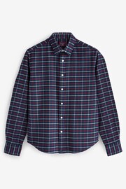 UNTUCKit Blue Dark Flannel Regular Fit Bozeman Shirt - Image 5 of 6