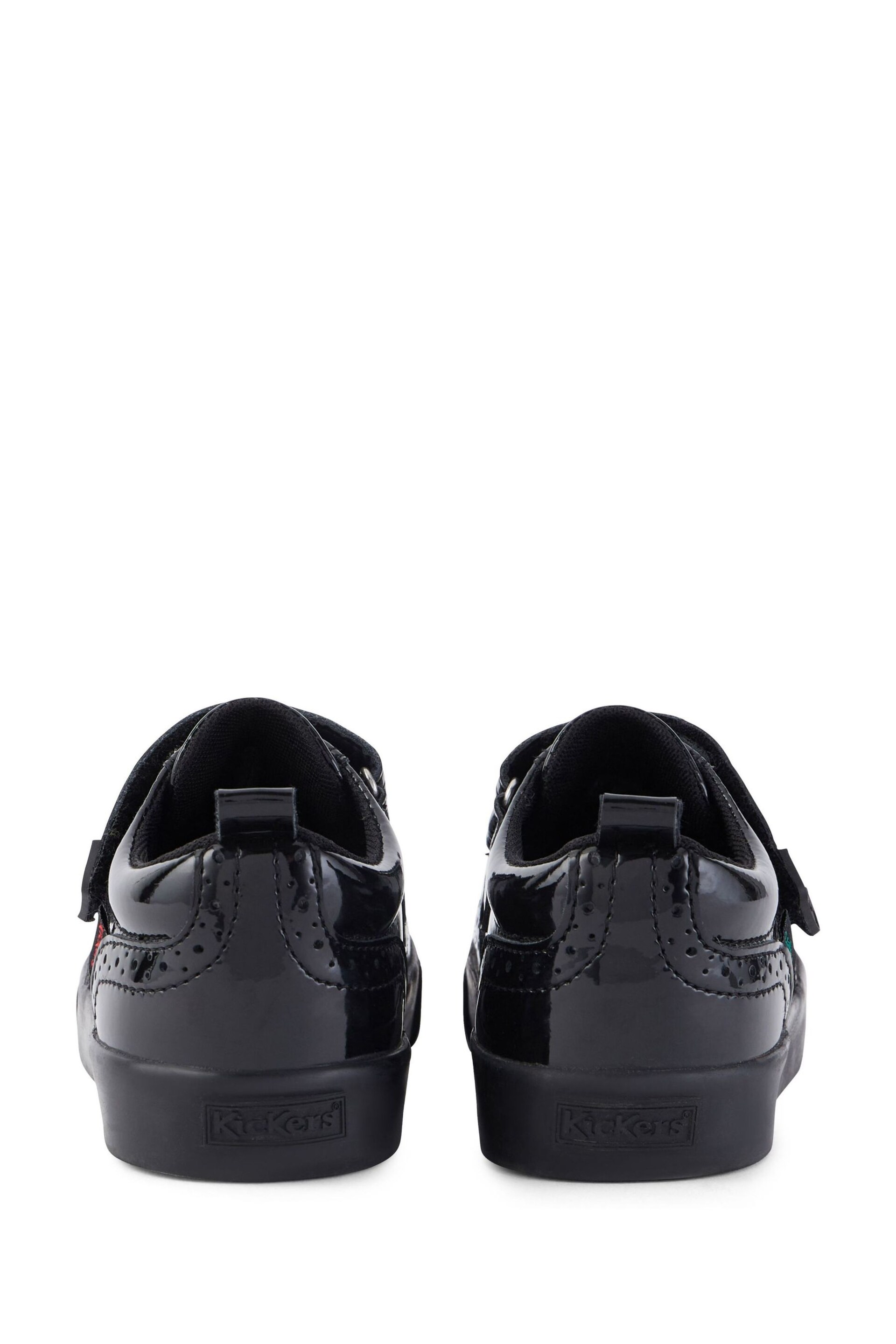Kickers Junior Tovni Brogue Patent Leather Shoes - Image 4 of 6