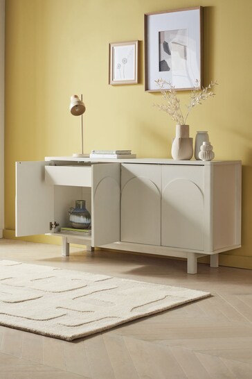 Cream Arches Oak Effect Large Sideboard