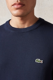 Lacoste Crew Neck Cotton Jersey Jumper - Image 4 of 7