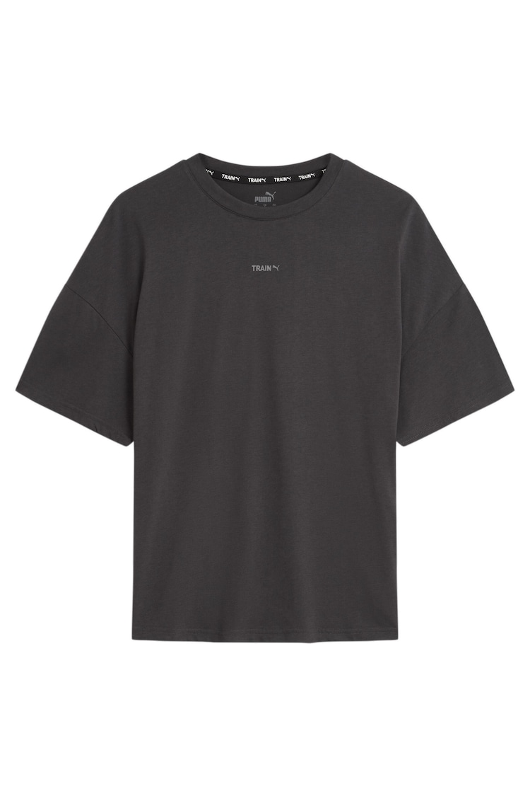 Puma Grey EVOLVE Womens Oversized Training T-Shirt - Image 1 of 2