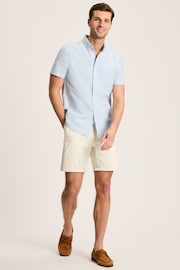 Joules Oxford Blue Short Sleeve Classic Fit Shirt - Image 3 of 7