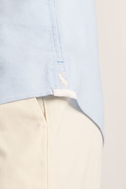 Joules Oxford Blue Short Sleeve Classic Fit Shirt - Image 7 of 7