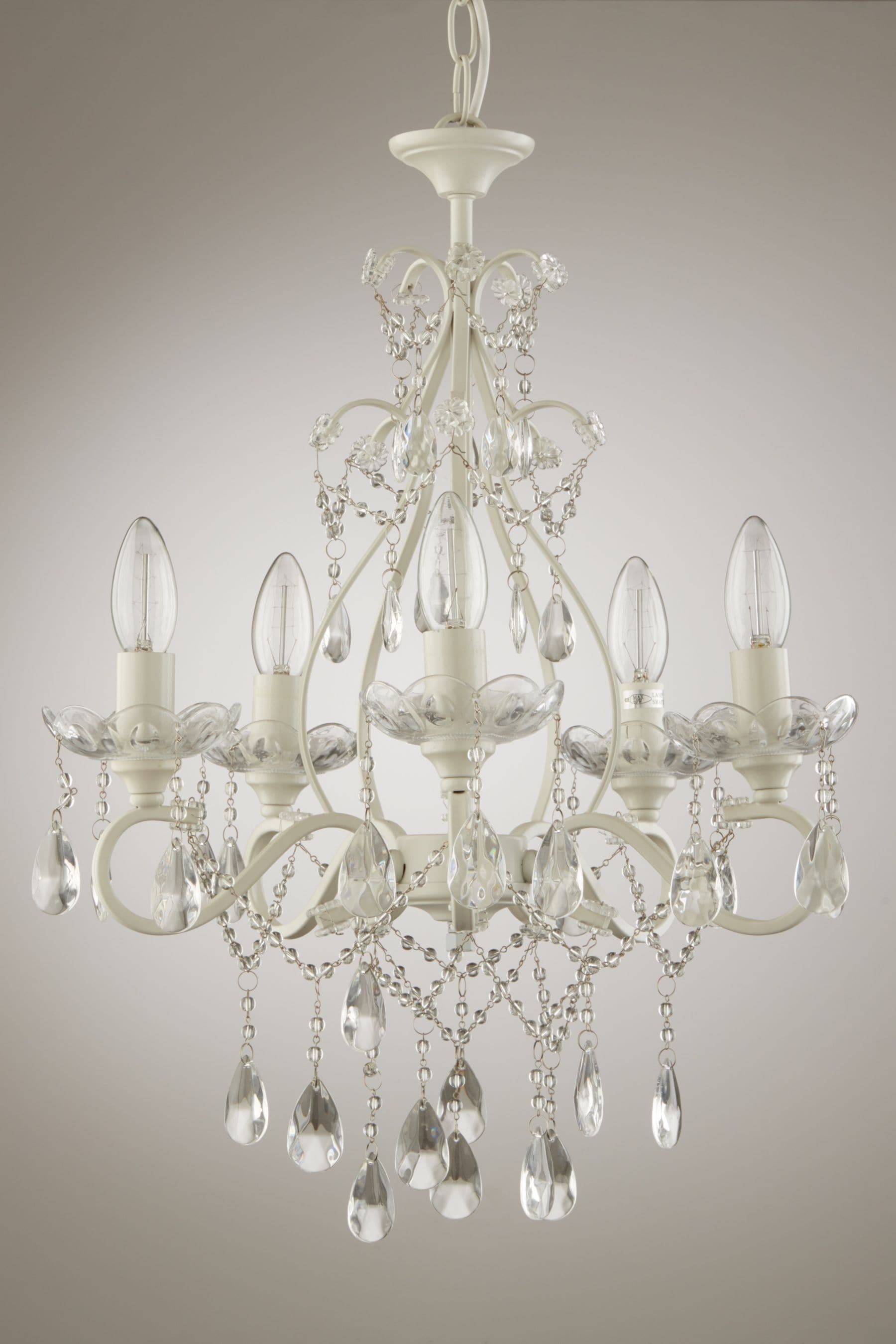 White ceiling chandelier store