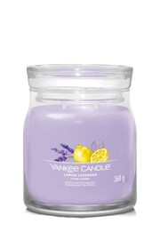 Yankee Candle Purple Signature Medium Jar Scented Candle Lemon Lavender - Image 2 of 3