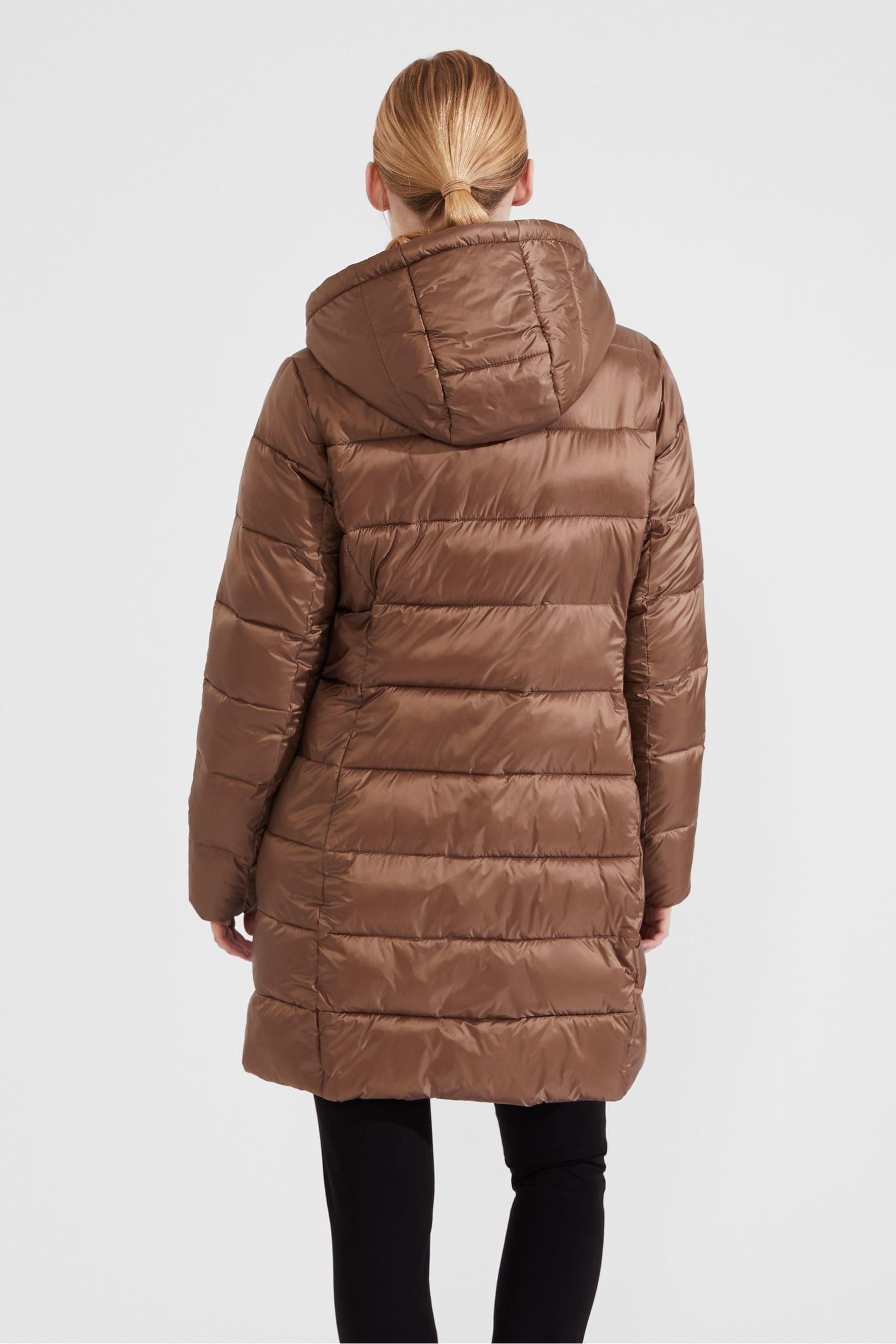 Buy Hobbs Brown Petite Joelle Puffer Jacket from Next Qatar