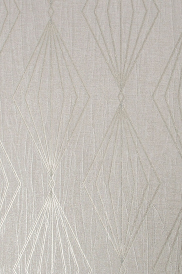 Art For The Home Pearl White Boutique Marquise Geo Wallpaper