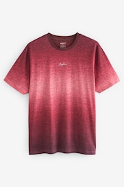 Red Dip Dye T-Shirt - Image 6 of 8