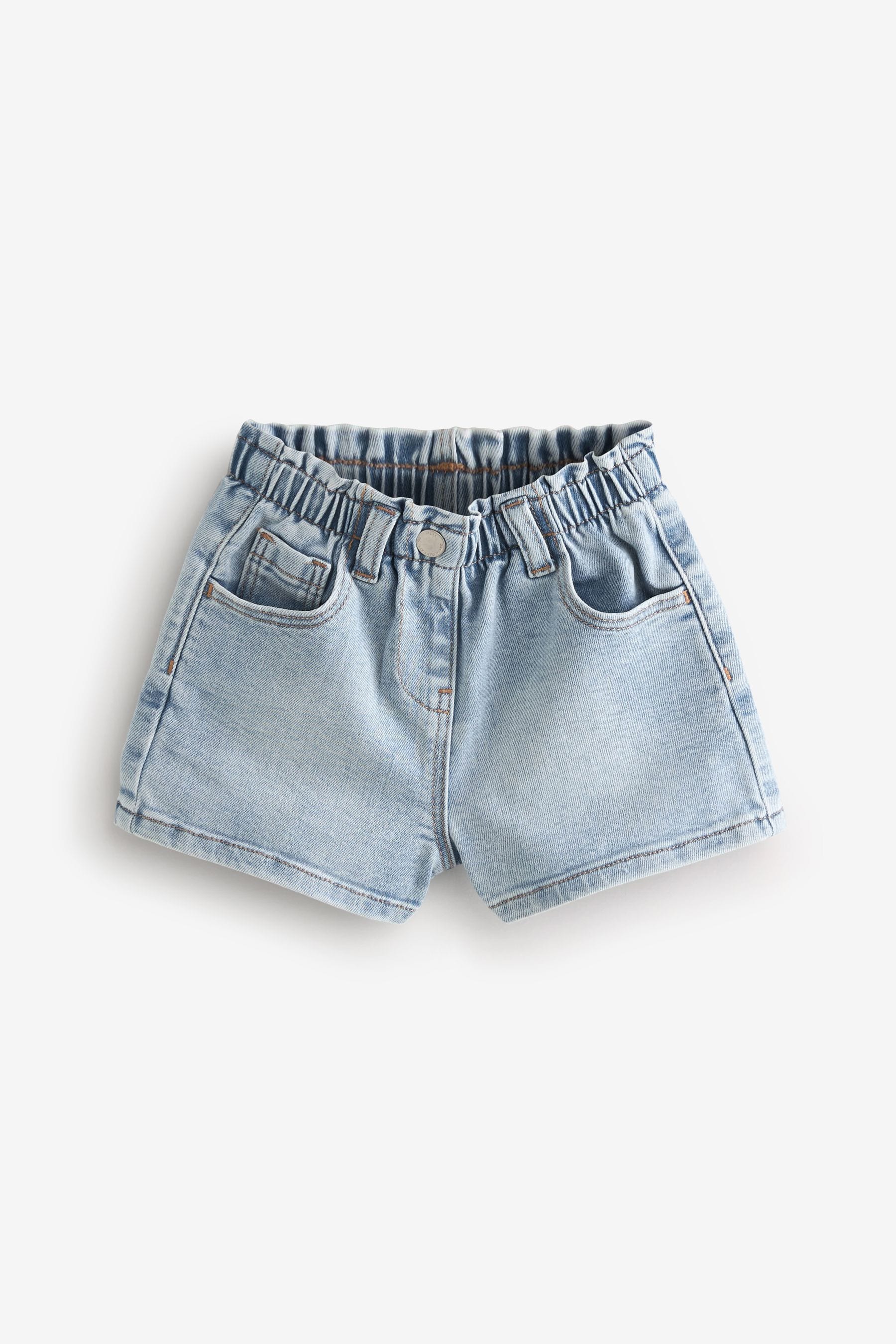 Buy Denim Light wash MOM Shorts 3mths 7yrs from Next Luxembourg
