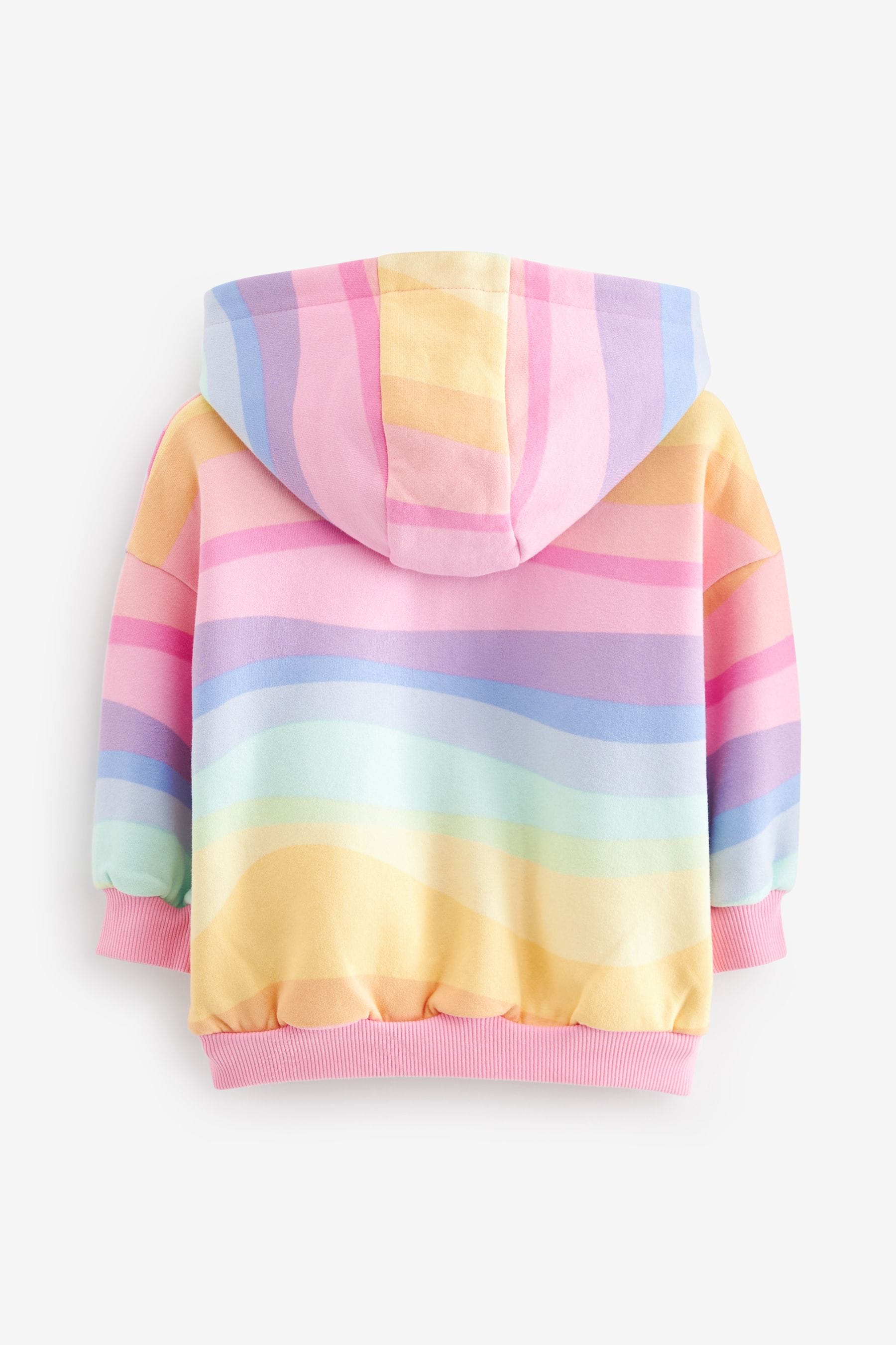 Buy Rainbow Zip Through Hoodie 3mths 7yrs from the Next UK online shop
