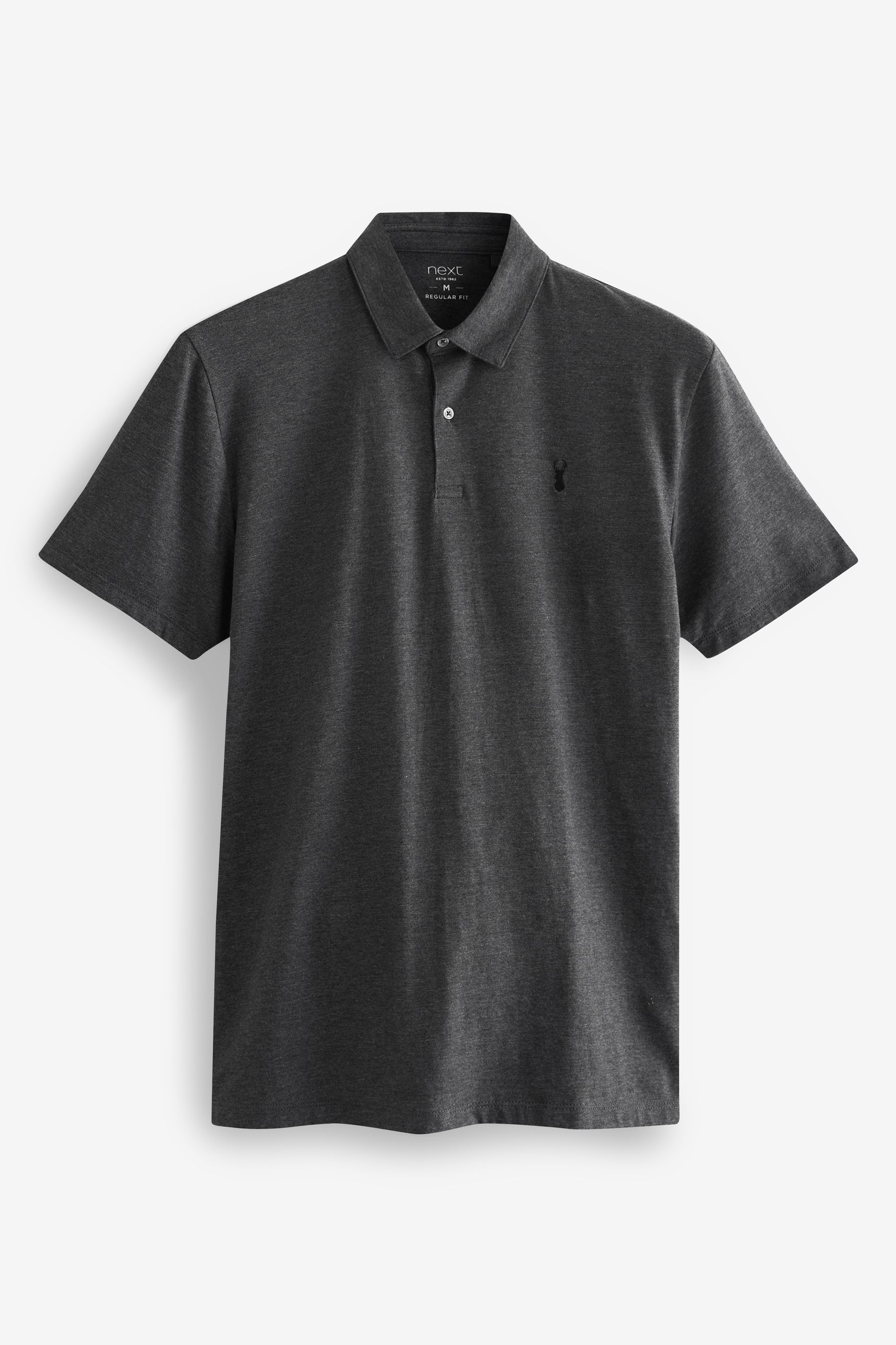 Buy Navy White Burgundy Black Grey Regular Fit Regular Fit Short Sleeve Jersey Polo Shirts 5 Pack from Next Netherlands