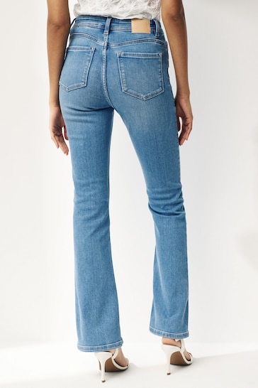 Mid Blue Wash Supersoft Bootcut Jeans