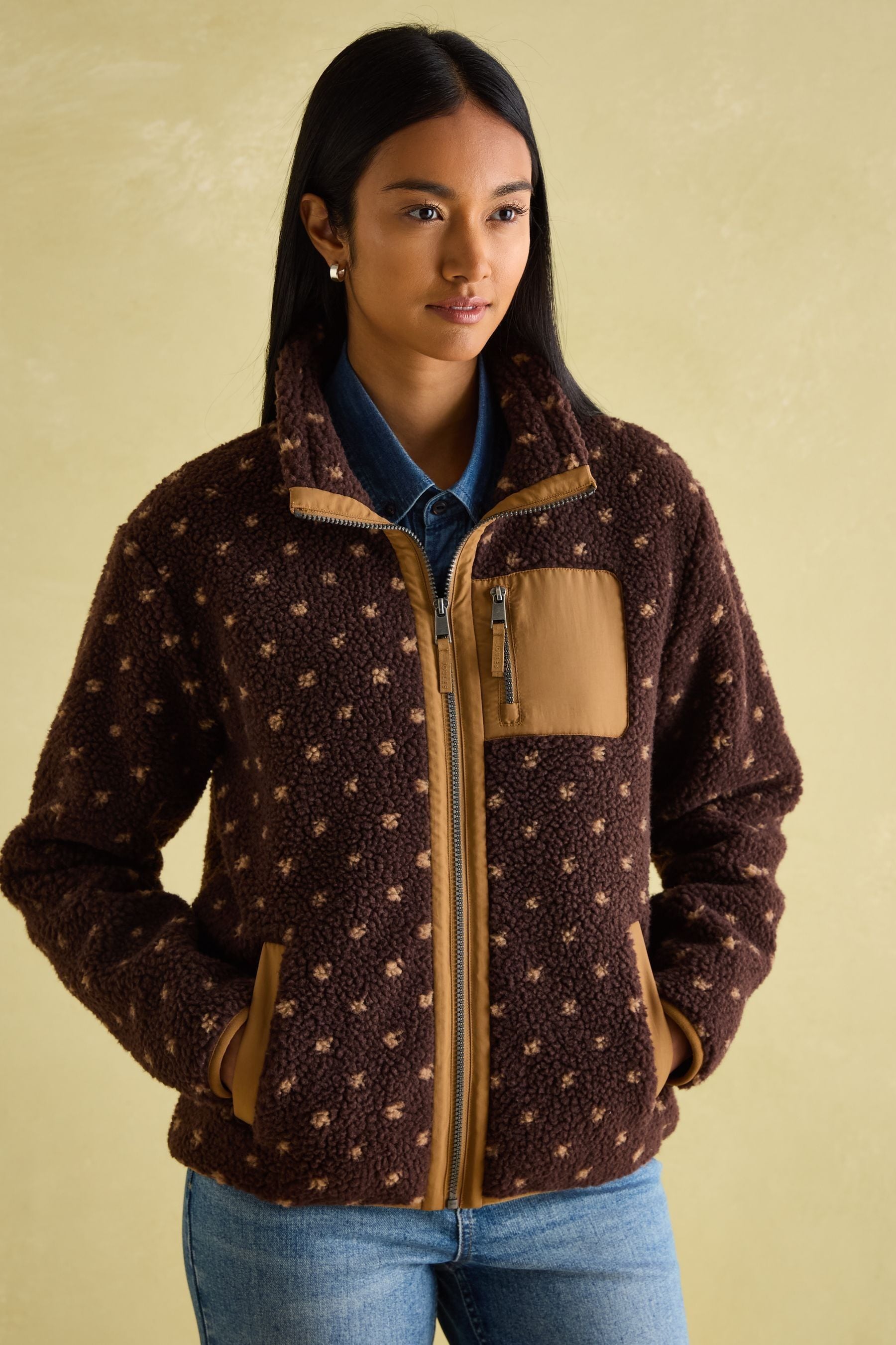 Borg fleece jacket outlet