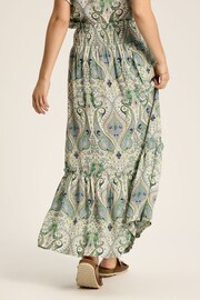 Joules Verity Blue & Green Tiered Skirt - Image 2 of 7