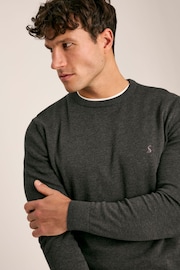 Joules Jarvis Grey Crew Neck Knitted Jumper - Image 2 of 7